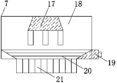 An end cap casting device