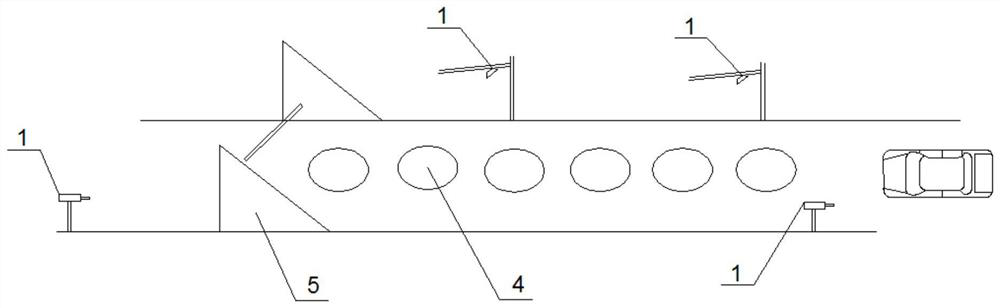 A computer vision-based toll station traffic state monitoring device and method