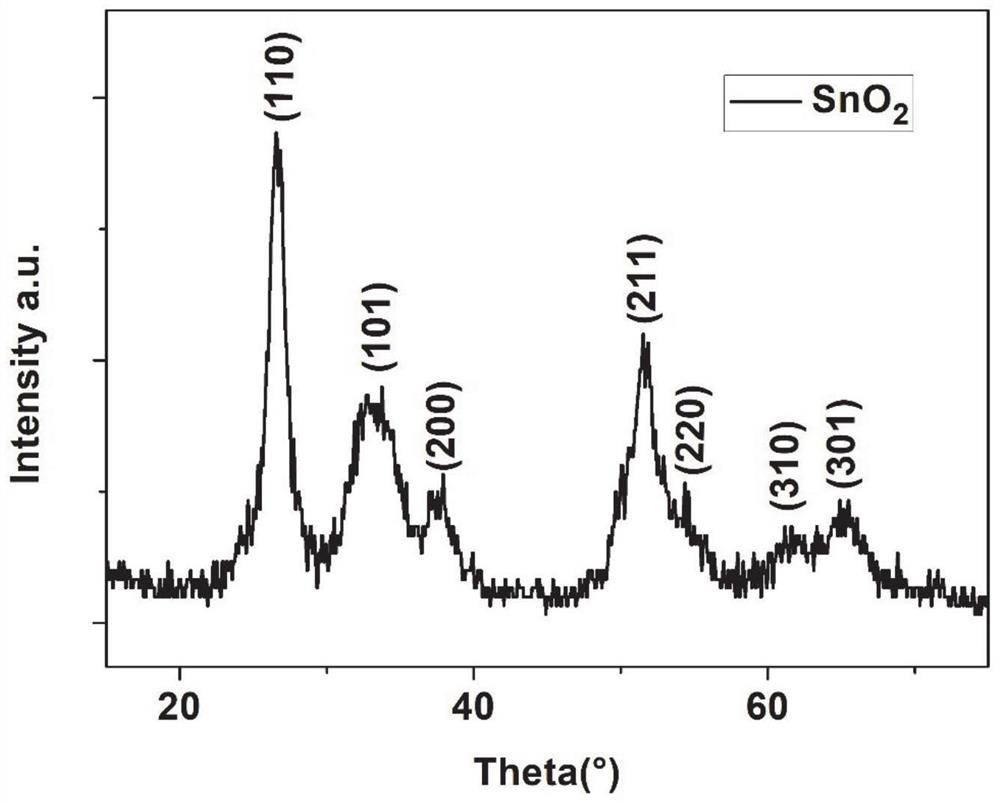 Preparation and application of SnO2@PPy/carbon cloth composite electrode material
