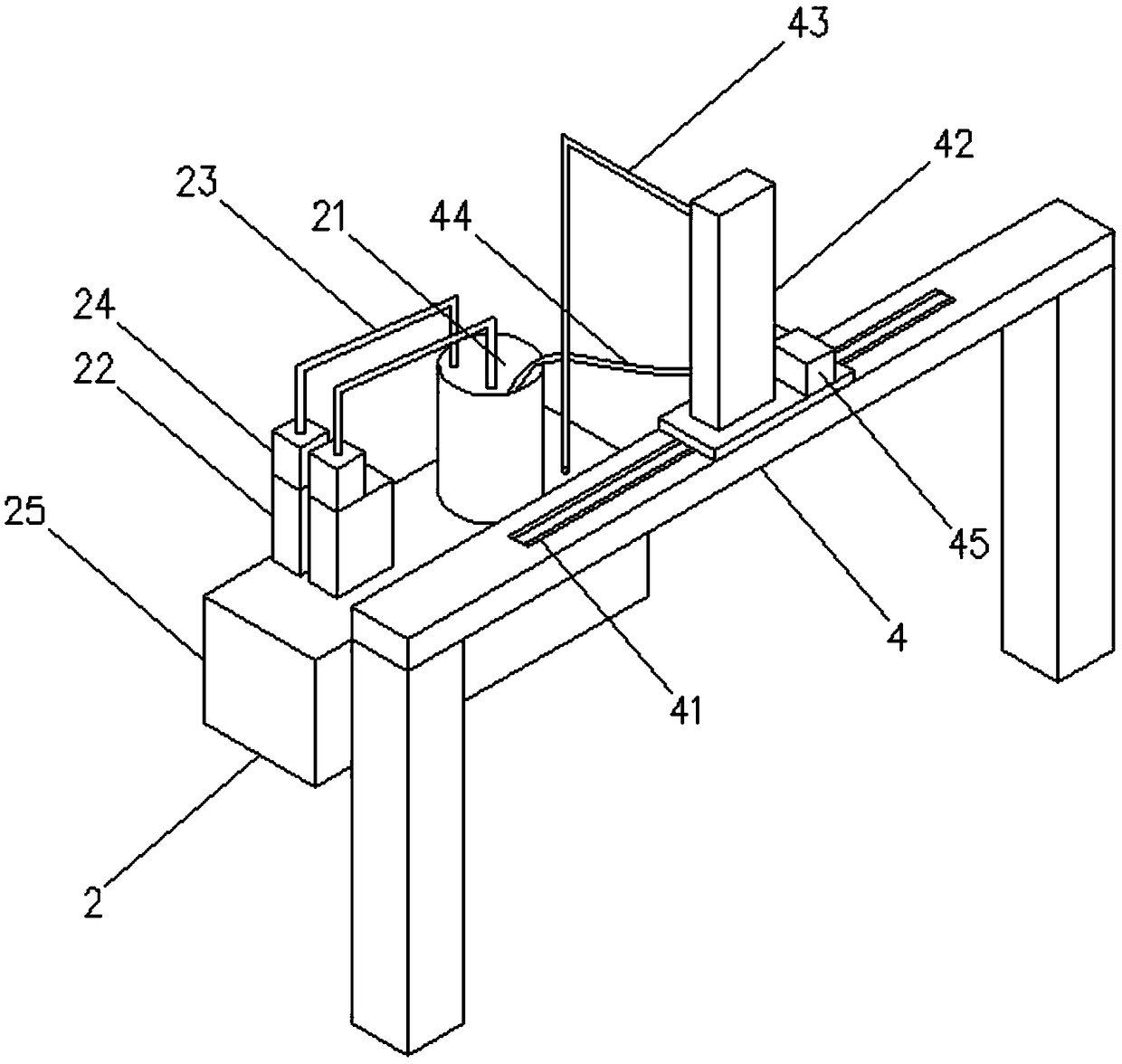 Full-automatic water quality titration visual detection device and detection method