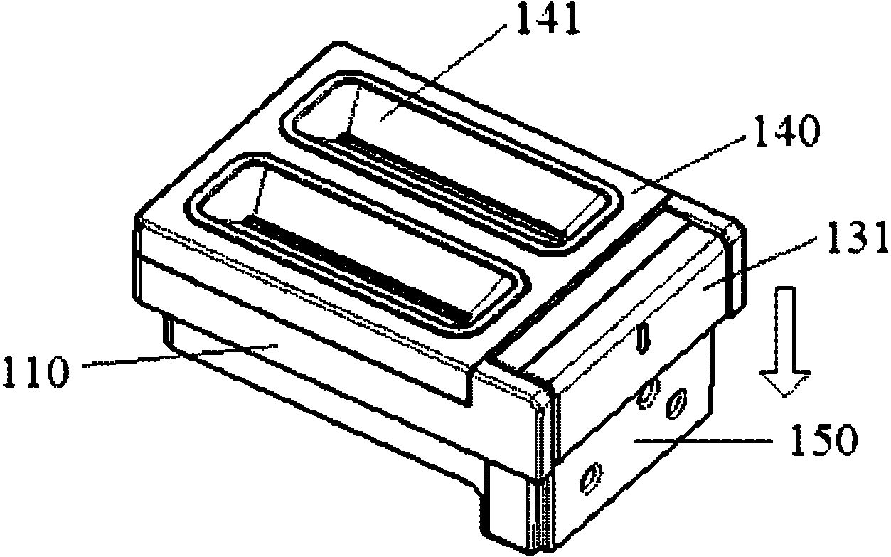 Manual operation ice machine and refrigerator with same