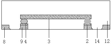 Multi-turn arranged carrier-free IC (Integrated Circuit) chip packaging component and manufacturing method thereof