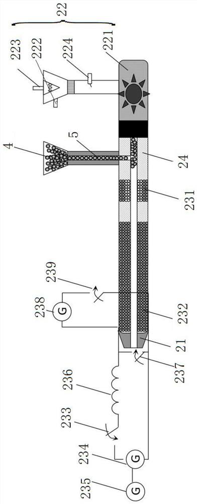 Tunnel boring machine and cutterhead assisting rock breaking via high-energy particle impact