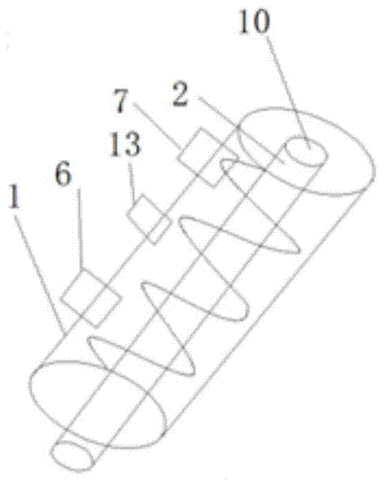 A screw type dipping equipment