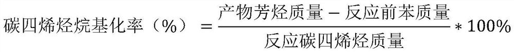 Preparation method and application of catalyst for producing mixed propylbenzene through alkylation of benzene and C4 olefin