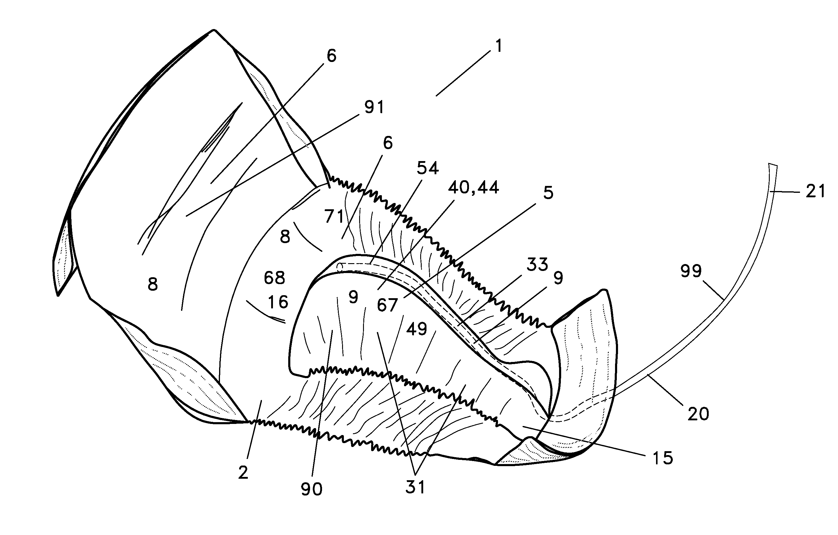 Novel Incontinence Pad