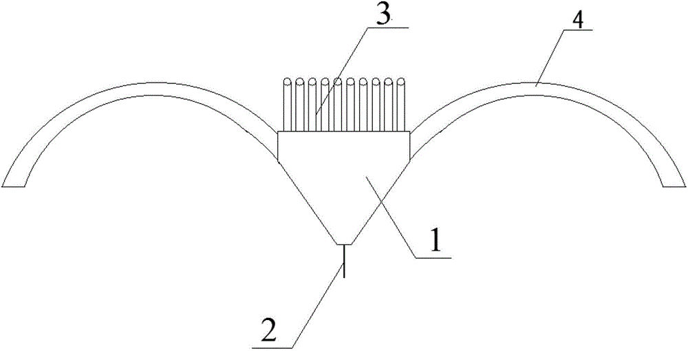 Tertiary-air powder feeding device and tertiary-air powder feeding system applied to coal-fired power plant