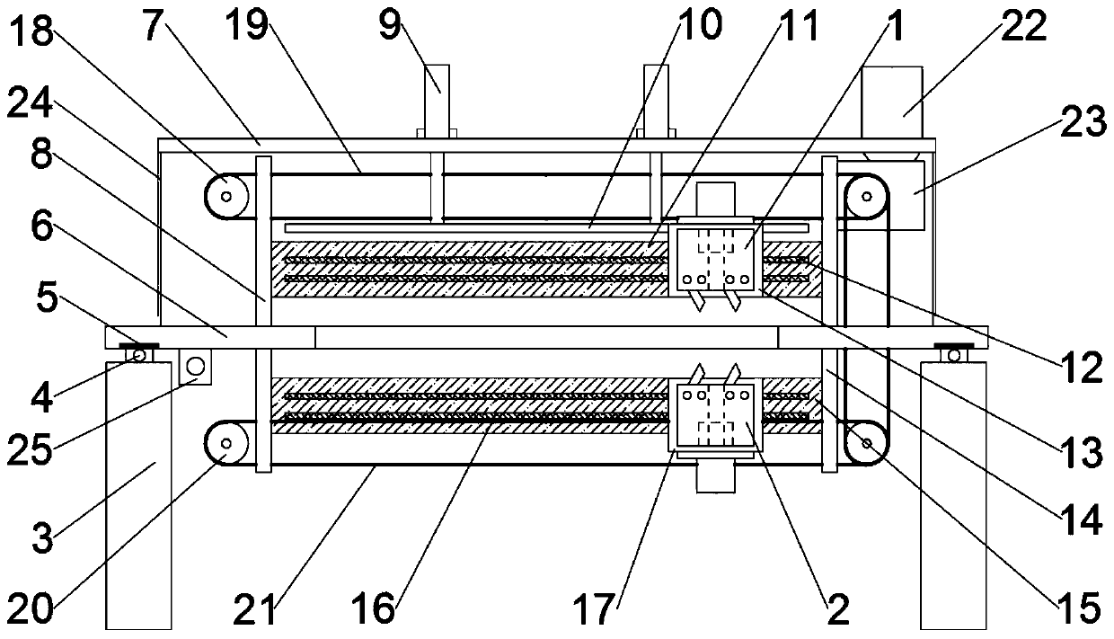 Wood plastic wallboard dustless cutting machine