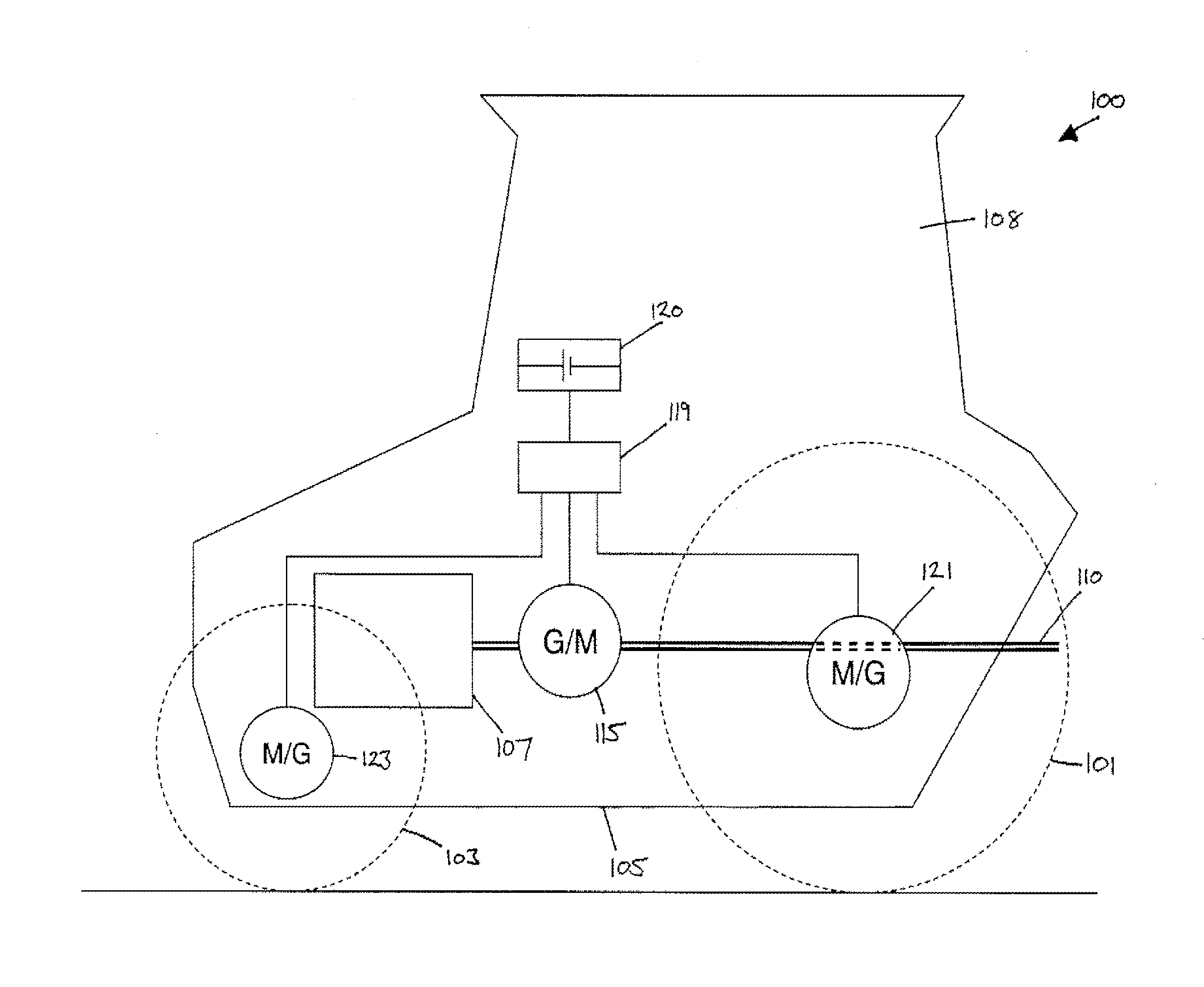 Tractor with Hybrid Power System