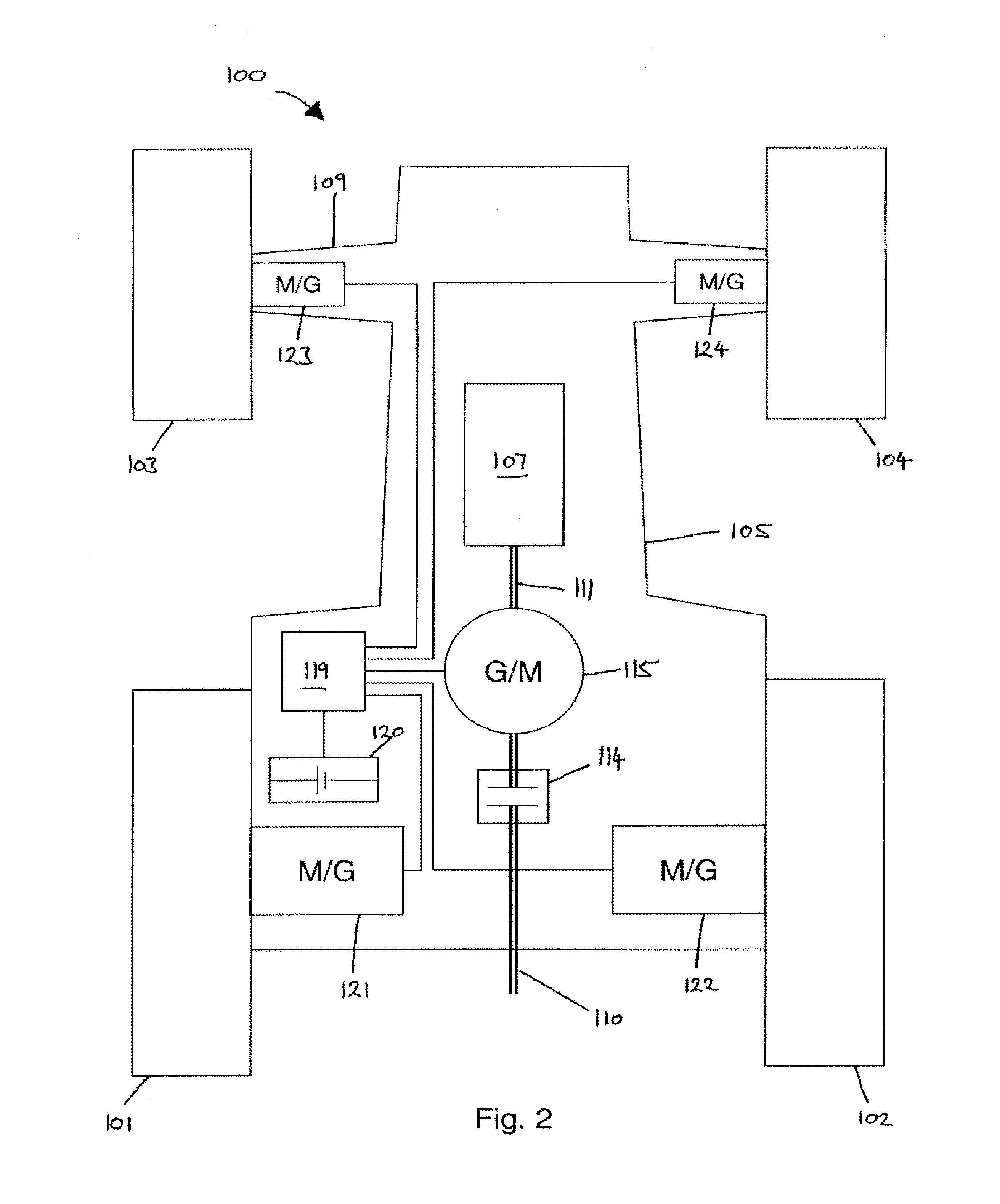 Tractor with Hybrid Power System