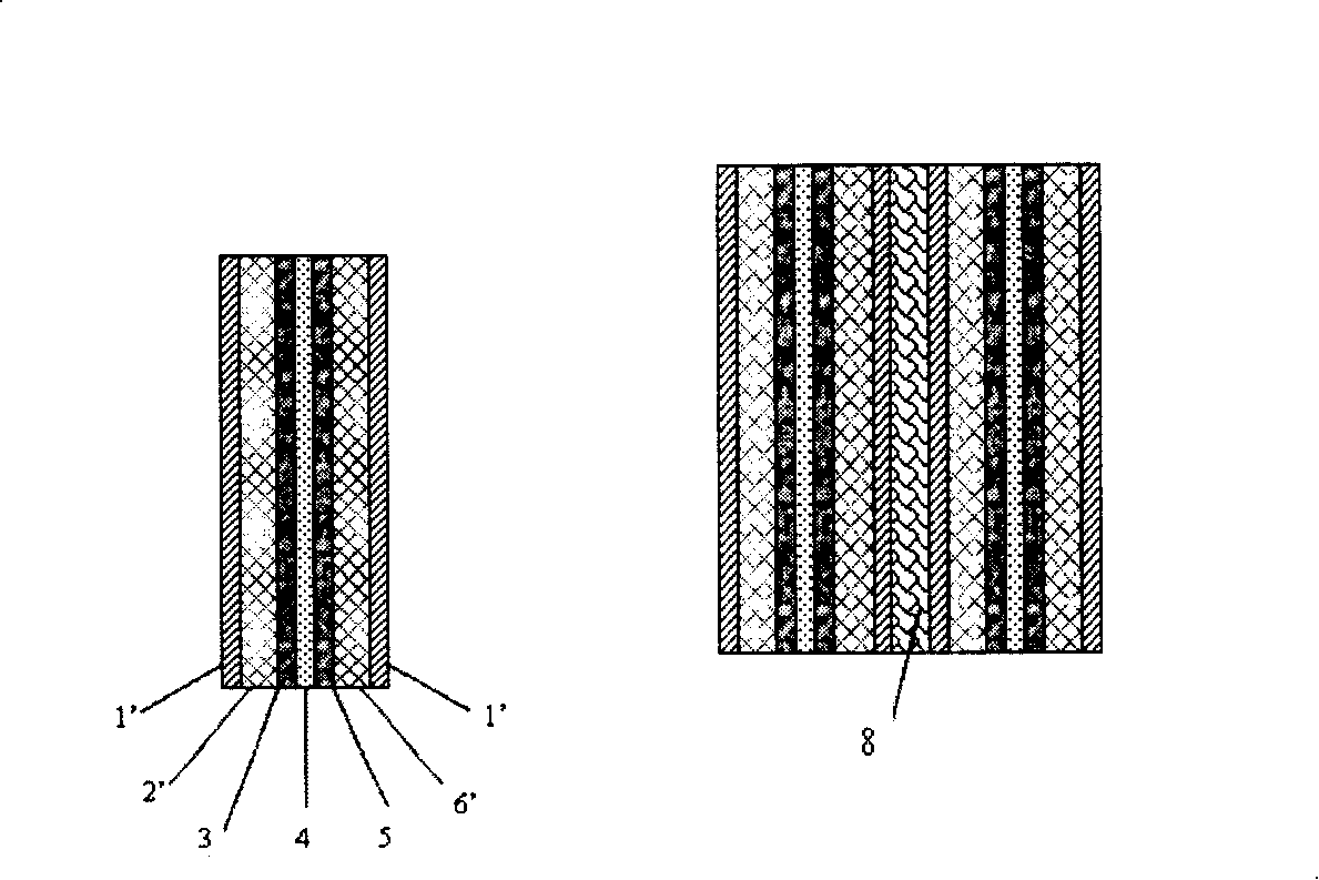 Proton exchange membrane fuel cell structure applicable to high temperature operation