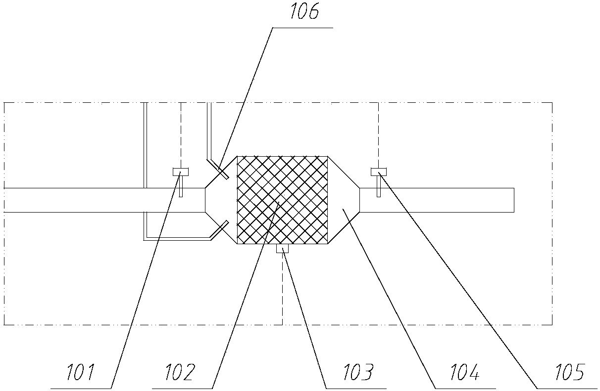 Vehicle-mounted DPF on-line regeneration system and control method