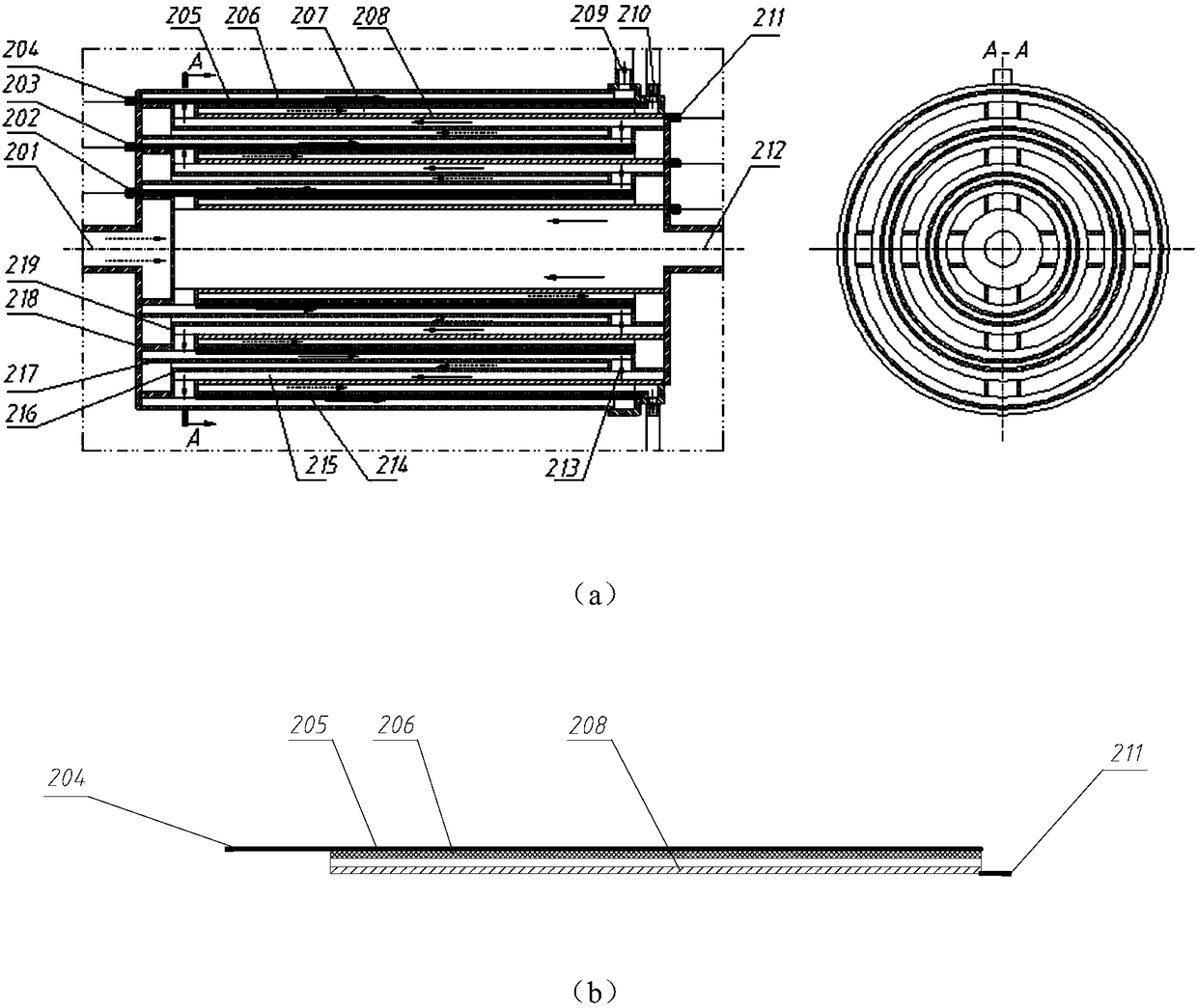 Vehicle-mounted DPF on-line regeneration system and control method