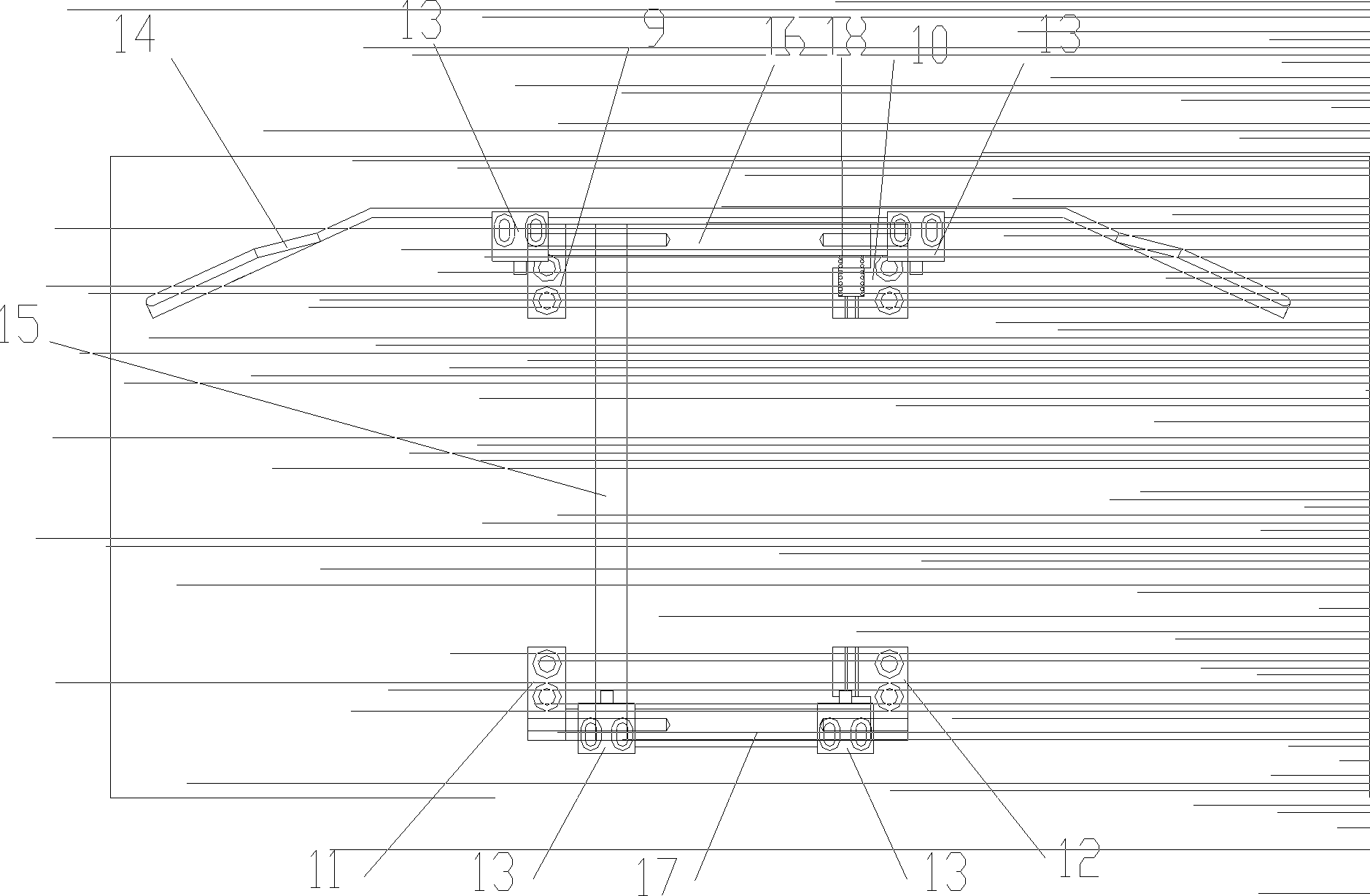 Hand-operated clamping self-lock device used for automobile instrument and clamping method thereof