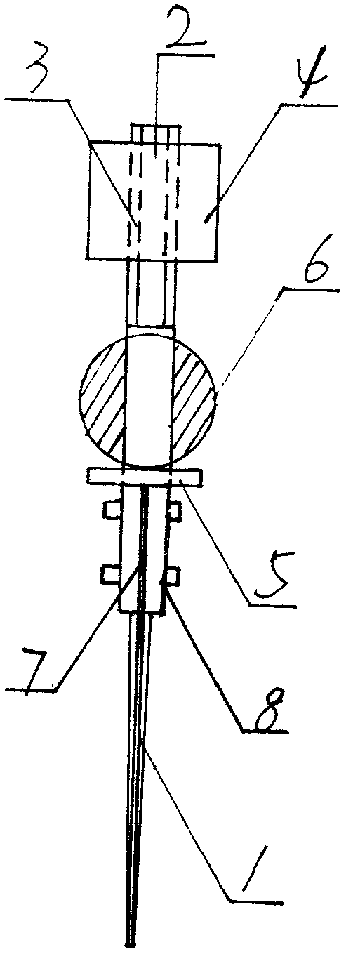 Blade of mud stirring machine