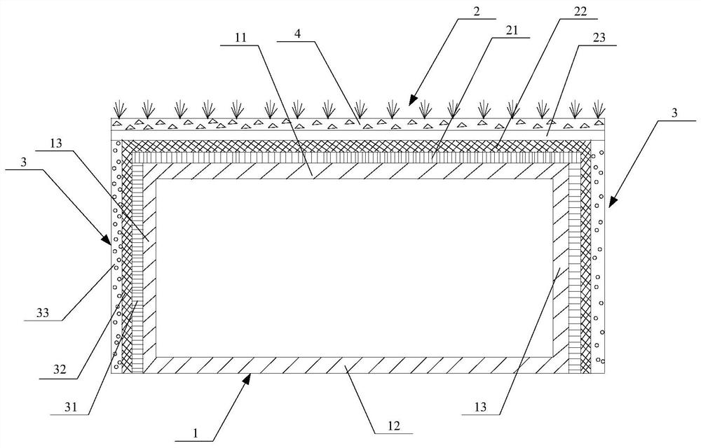 Underground building structure