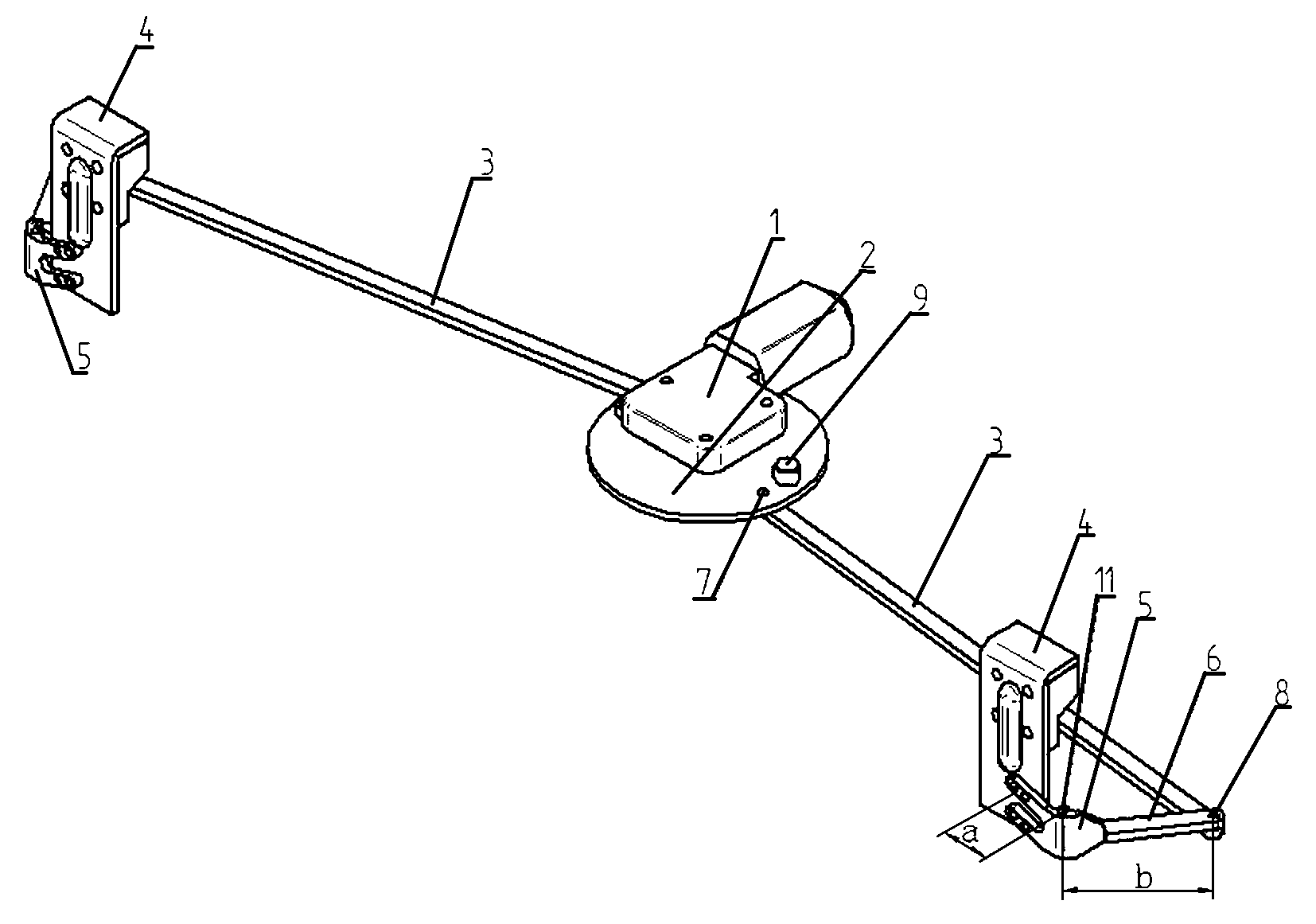 Electric bus battery box locking and unlocking device