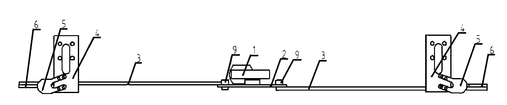 Electric bus battery box locking and unlocking device