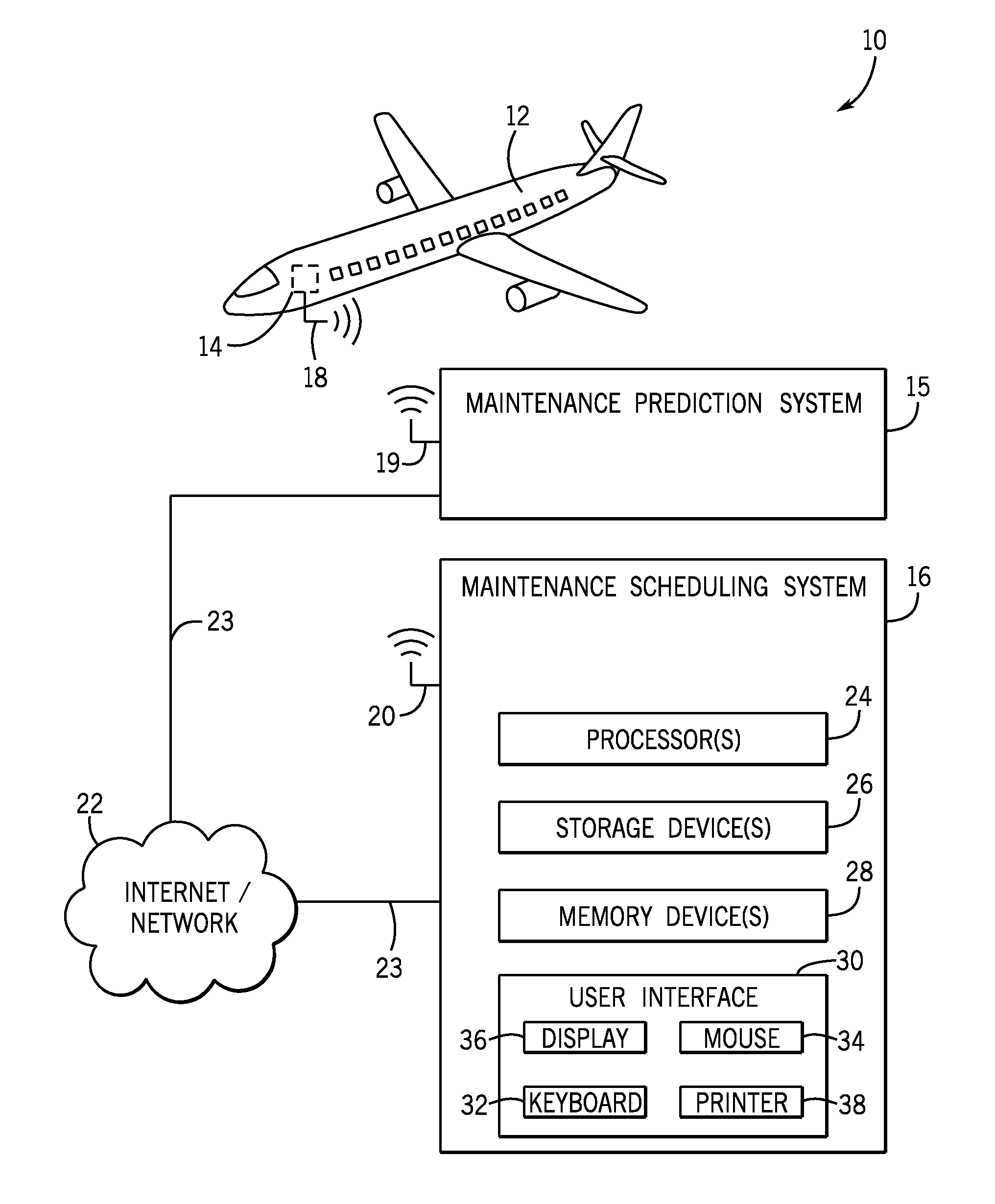 System, method, and apparatus for scheduling aircraft maintenance events