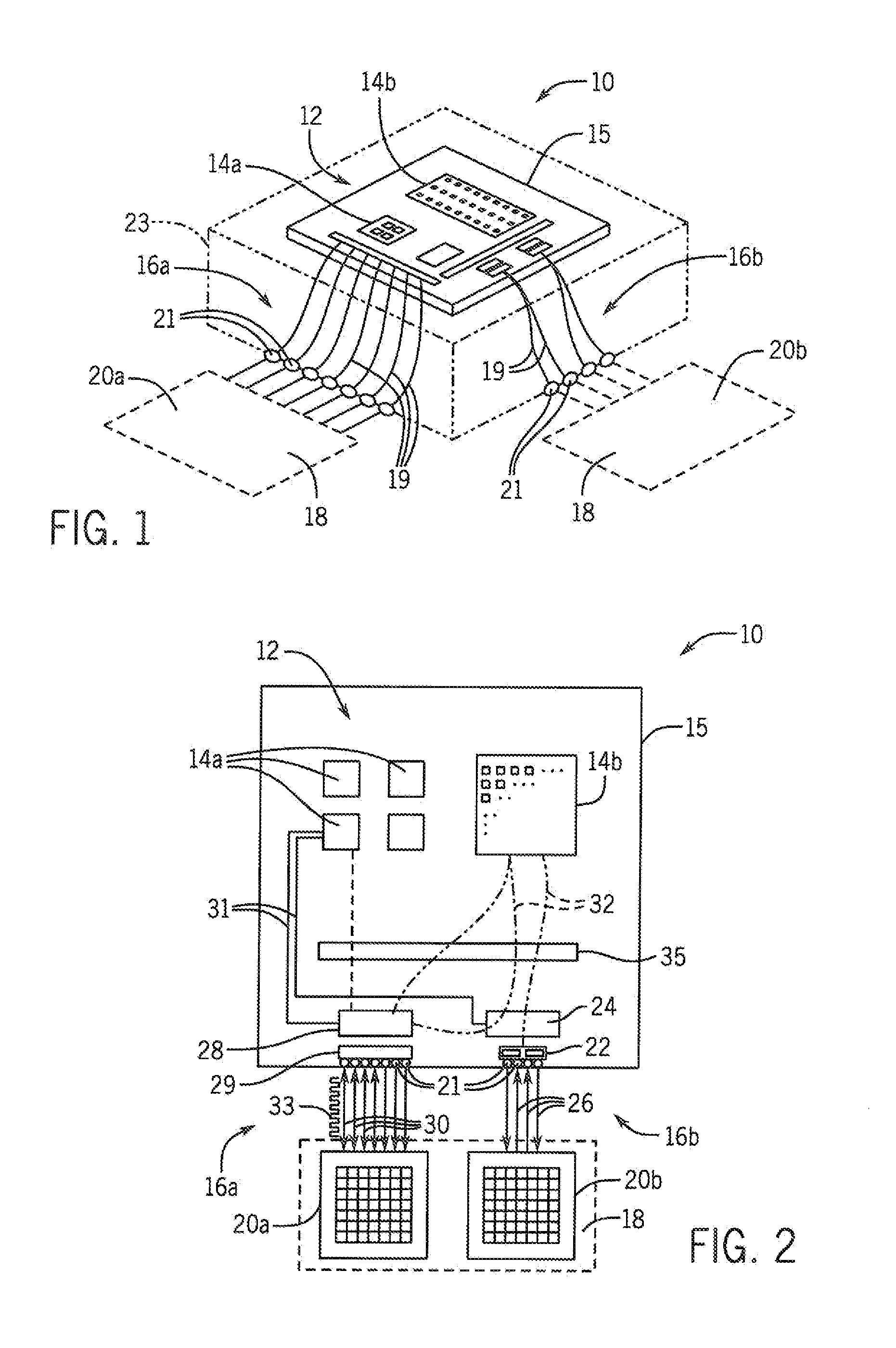 Computer architecture having selectable, parallel and serial communication channels between processors and memory