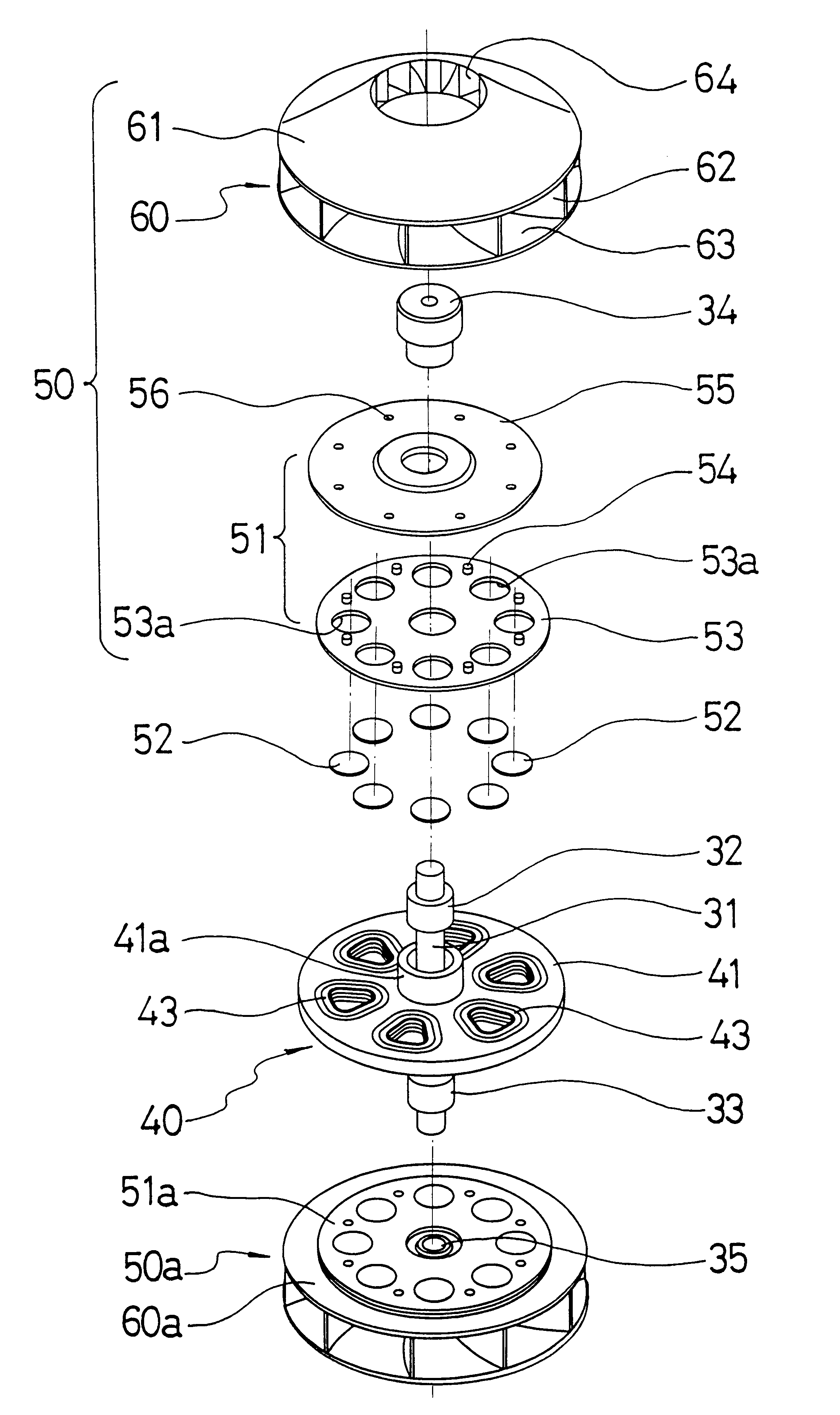 Vacuum generating apparatus with multiple rotors