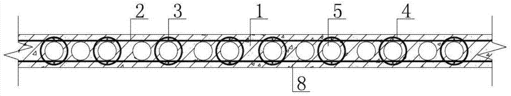 Vertical reinforcement connection method of prefabricated hollow concrete composite shear wall