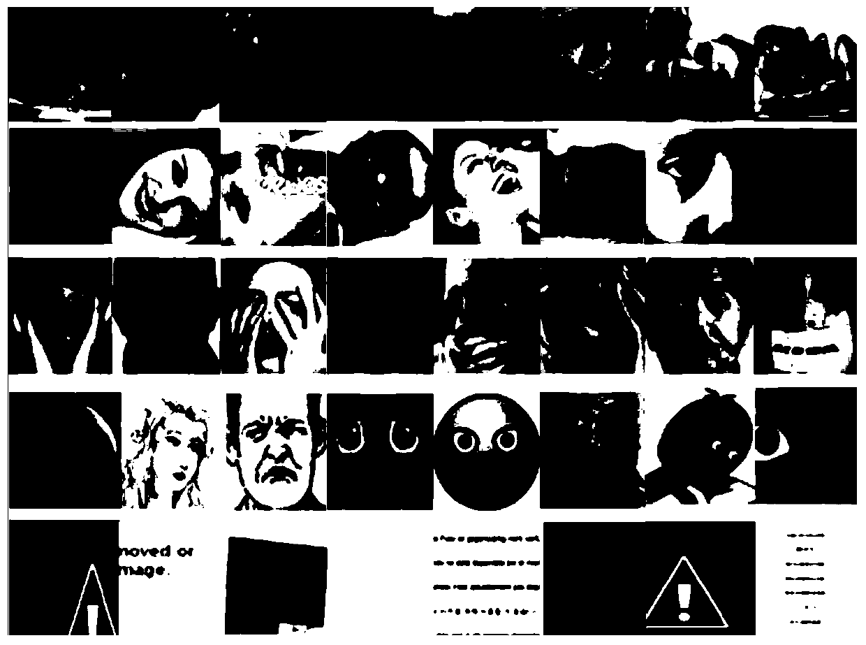 Method and device for facial expression recognition