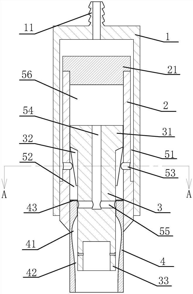 Pneumatic micro-drill driving device with air cooling function