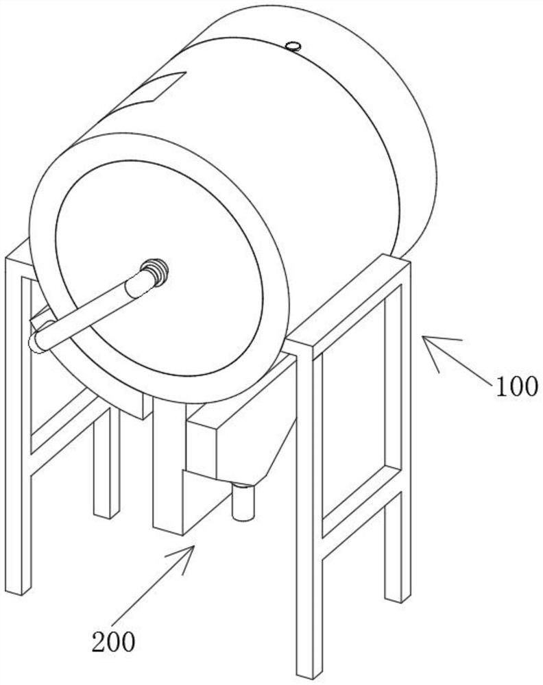 Cooked kidney bean freezing packaging device and using method