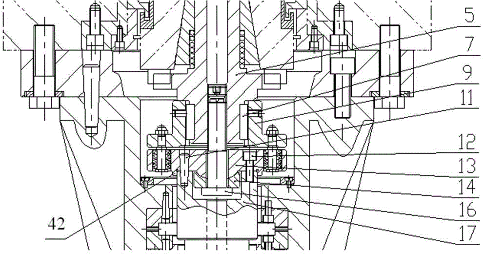 Indexing positioning right-angle milling head