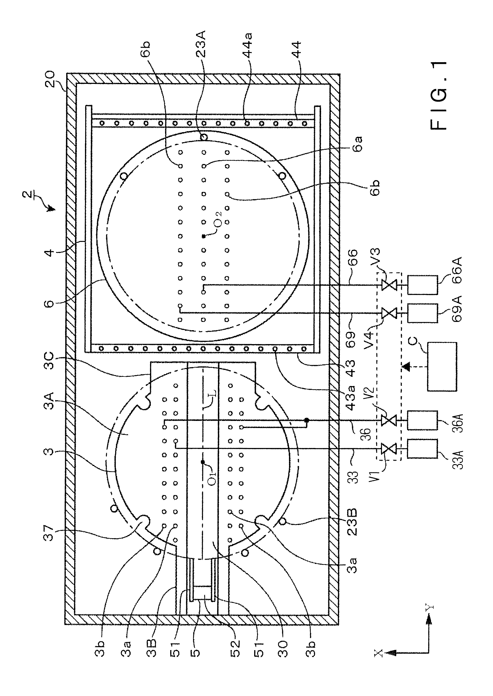 Heating device and heating method