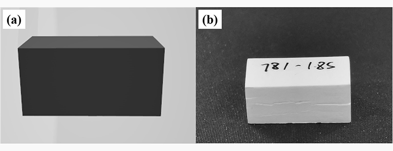 Ultra-thick crack-free aluminum oxide ceramic preparation method based on digital light treatment molding technolog