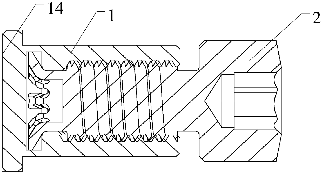 Connecting part and medical instrument