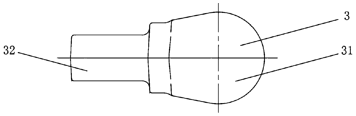 Earring forging forming method