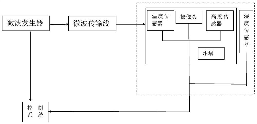 Microwave denitration device