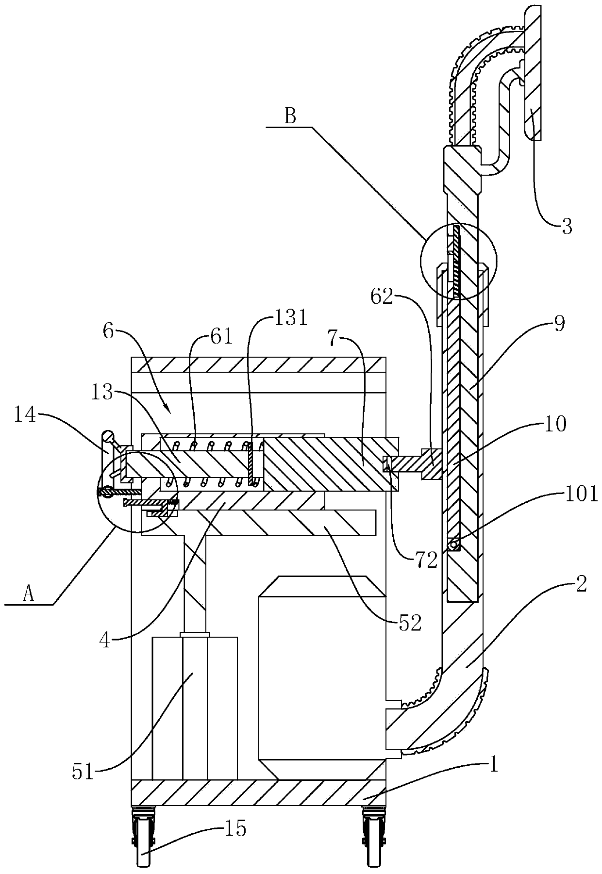 Wall face smoothing device for decoration