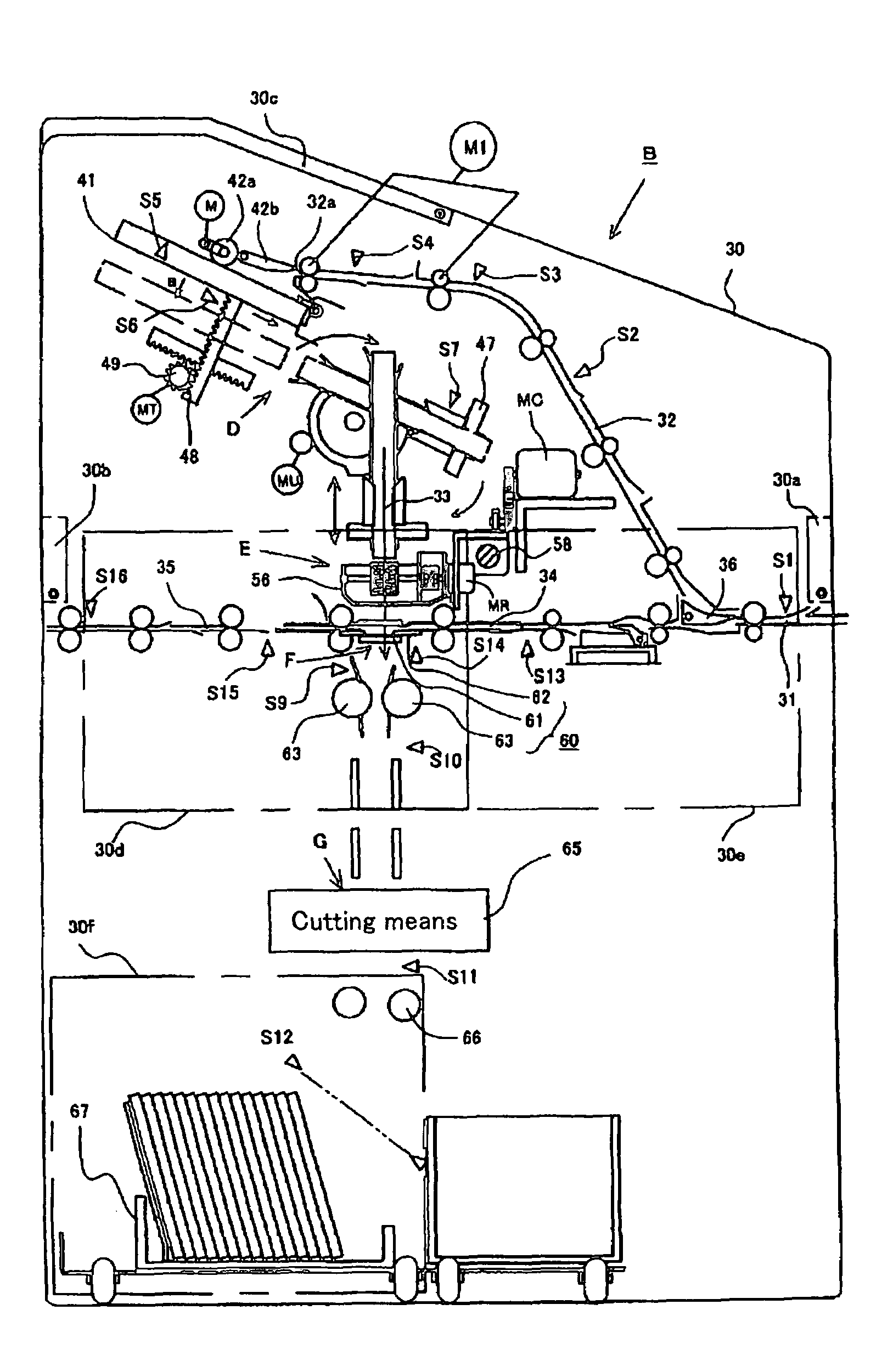 Sheet bundle conveying apparatus, and bookbinding apparatus