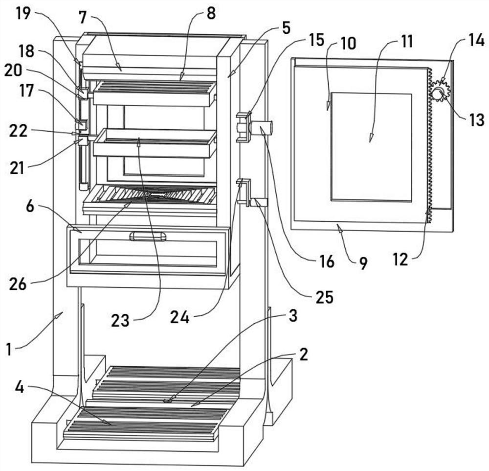 A transfer window for a high-level biosafety laboratory