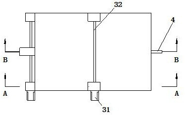 Wastewater collecting and treating device for bean product processing