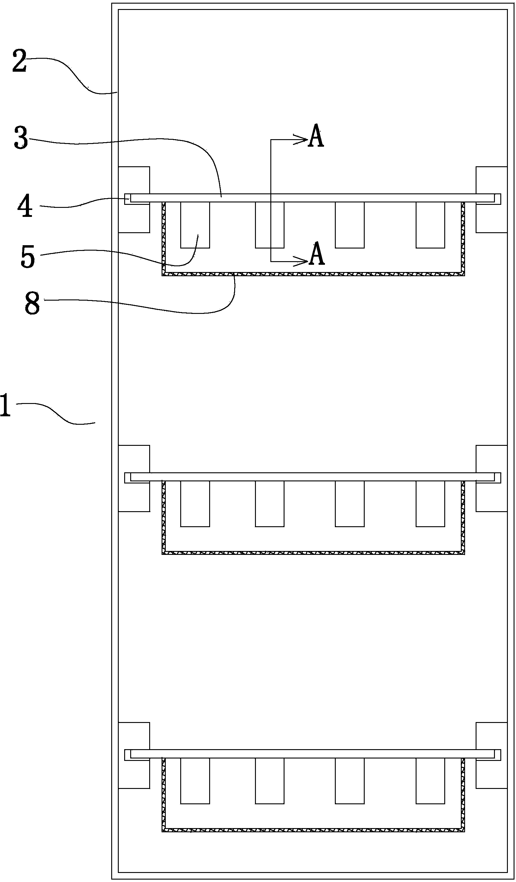 Combined tool for processing sea eel or finless eel