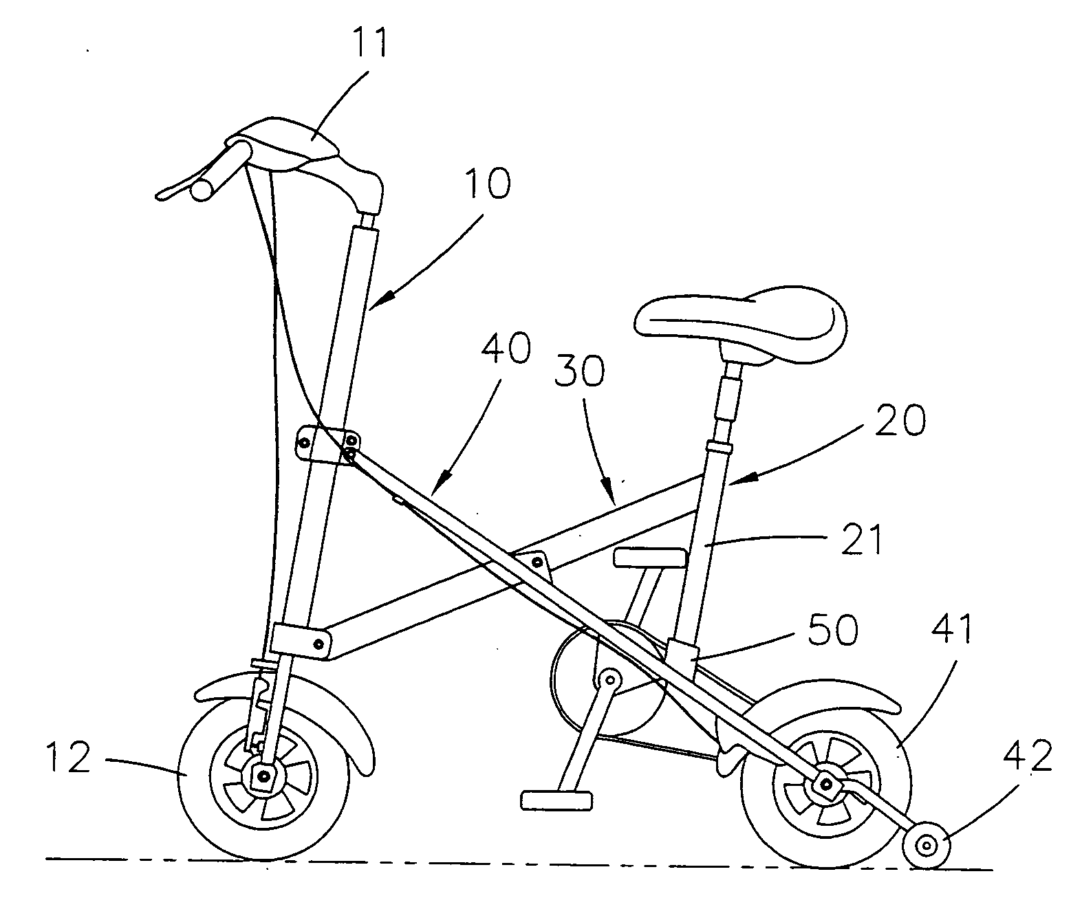 Folding bicycle