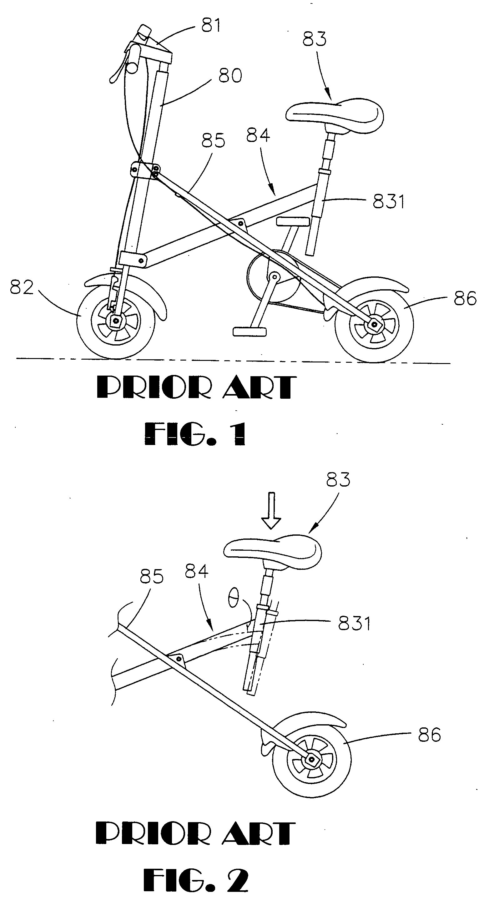 Folding bicycle