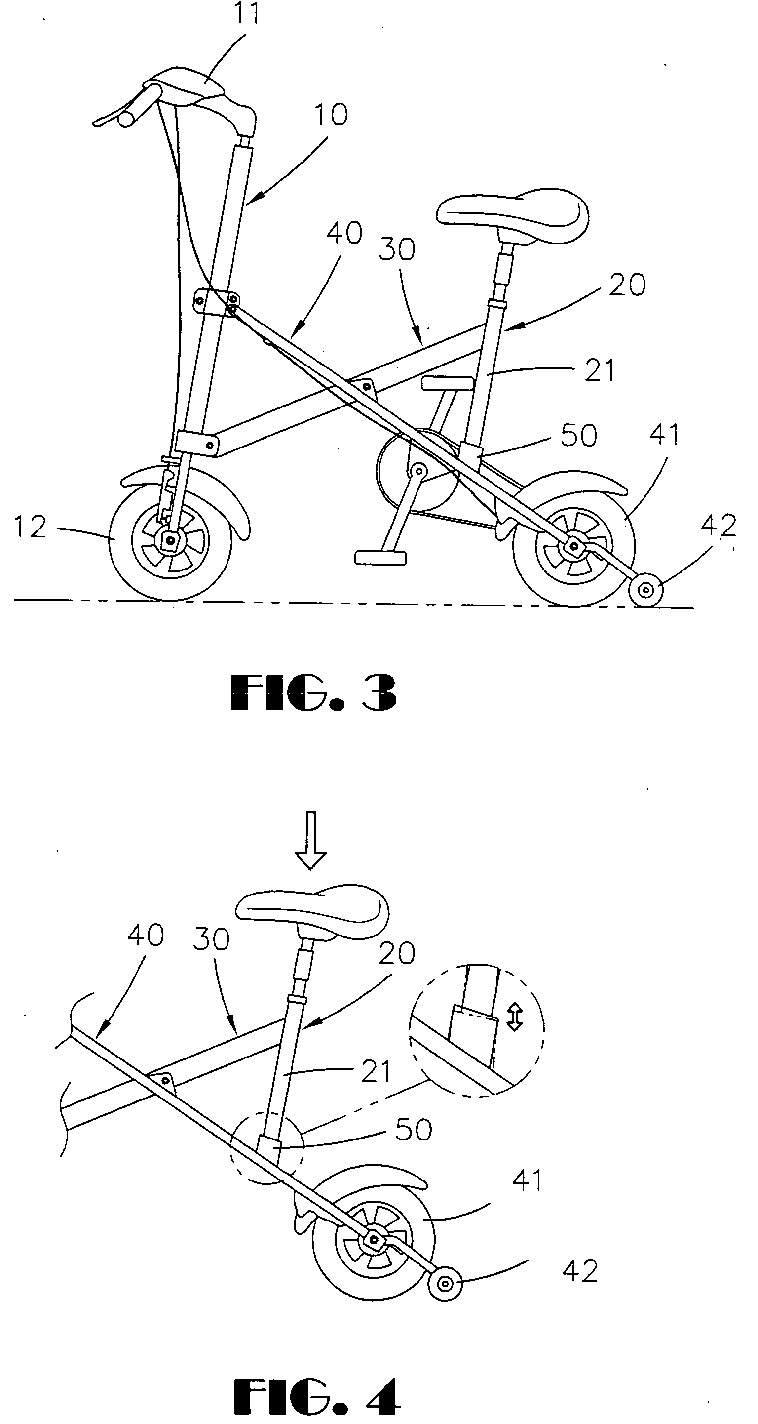 Folding bicycle