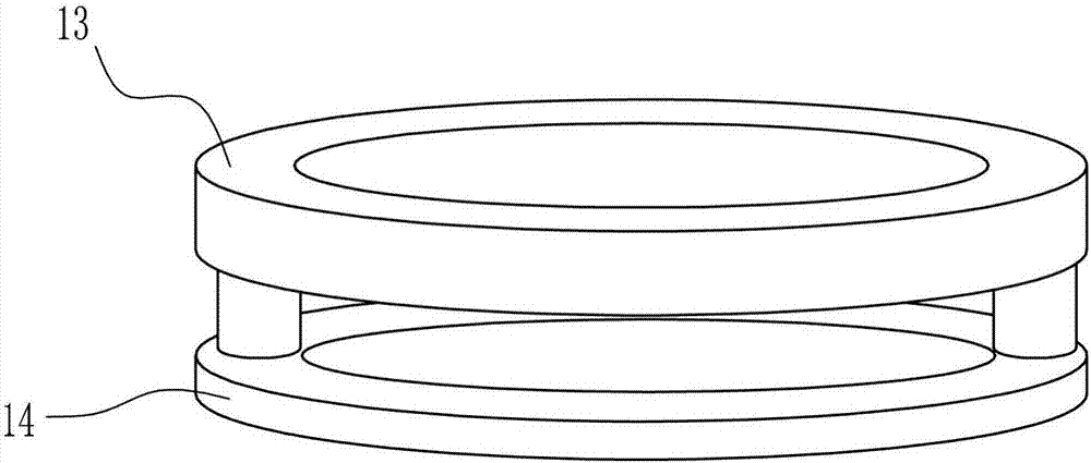 Raw material mixing device for manufacturing steel backing of disc type brake pad