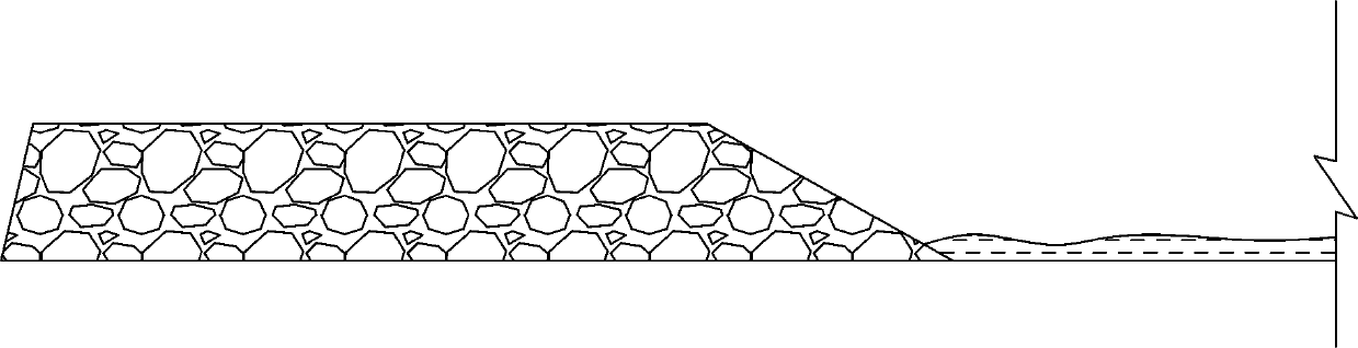 In-situ step enhanced combined purification system applicable to slow flow type river