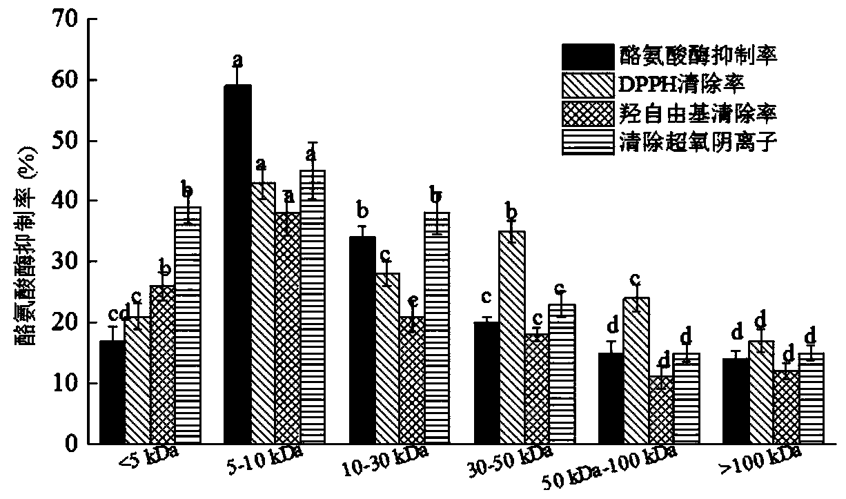 Fucus oligosaccharide and preparation method and application thereof