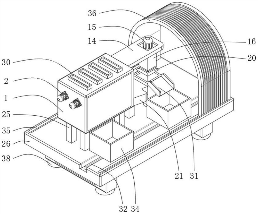 Finance and accounting paper smashing device with compacting and packaging structure