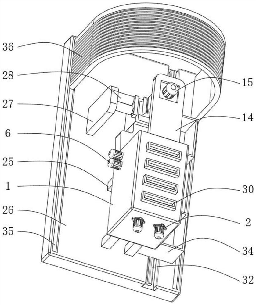 Finance and accounting paper smashing device with compacting and packaging structure