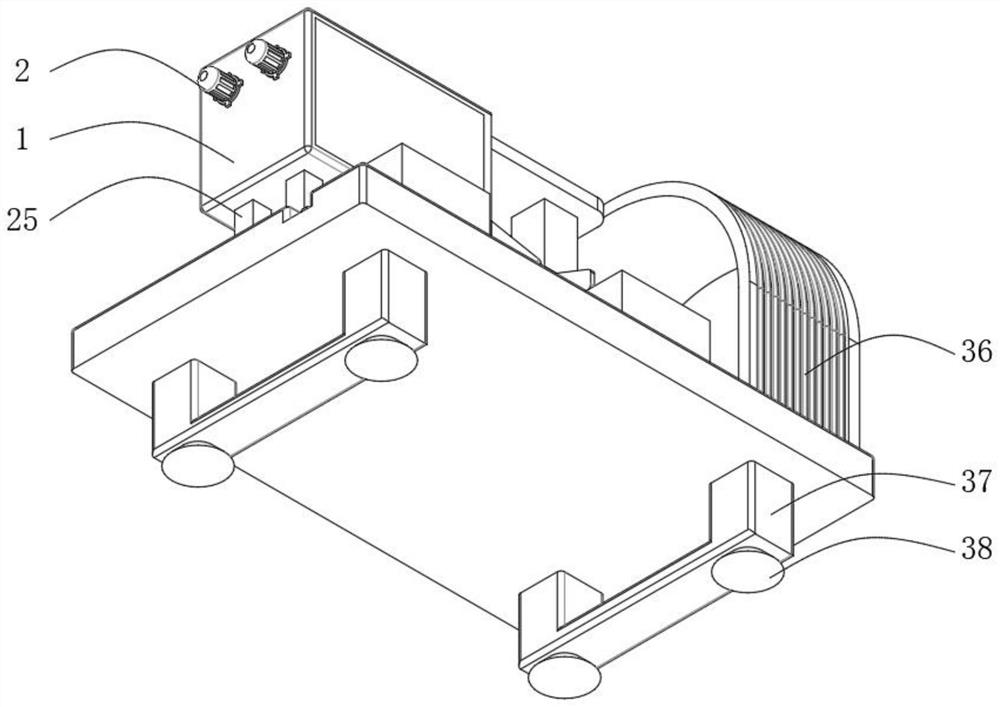 Finance and accounting paper smashing device with compacting and packaging structure