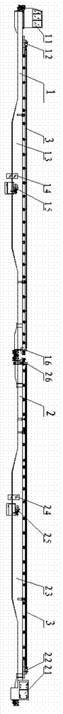 Automated guide rail loopback system for railway track laying machine